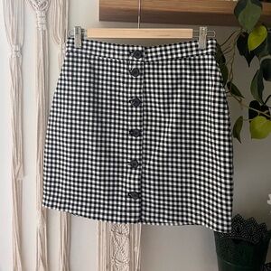 Gingham skirt